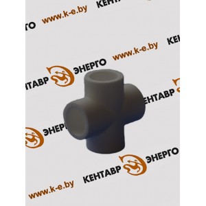 Крестовина полипропиленовая (ПП) Ду 25 Крестовина полипропиленовая (ПП) Ду 25