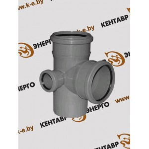Крестовина двухплоскостная полипропиленовая(ПП) Ду 110х110х50/90 левая Крестовина двухплоскостная полипропиленовая(ПП) Ду 110х110х50/90 левая
